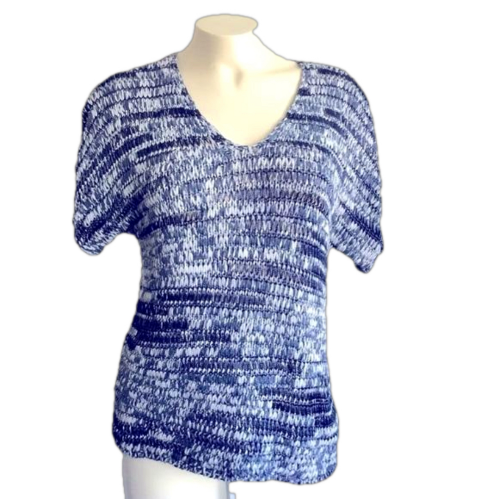 EILEEN Fisher v neck top XS( run big ) 248 NWT